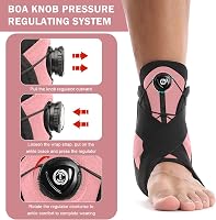 Hengrongshen Állítható Bokapánt - Ultravékony Rózsaszín Bokaszorító Sarokfájdalomra, Plantáris Fasciitisre, Futáshoz, Sportoláshoz, Jobb és  5