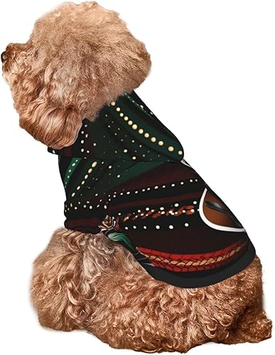 Miniatura 7 de Green Coffee Chic 3D Dog Hoodies for Small Pets A Cozy Costume for Stylish Puppy Cosplay Delight XXL