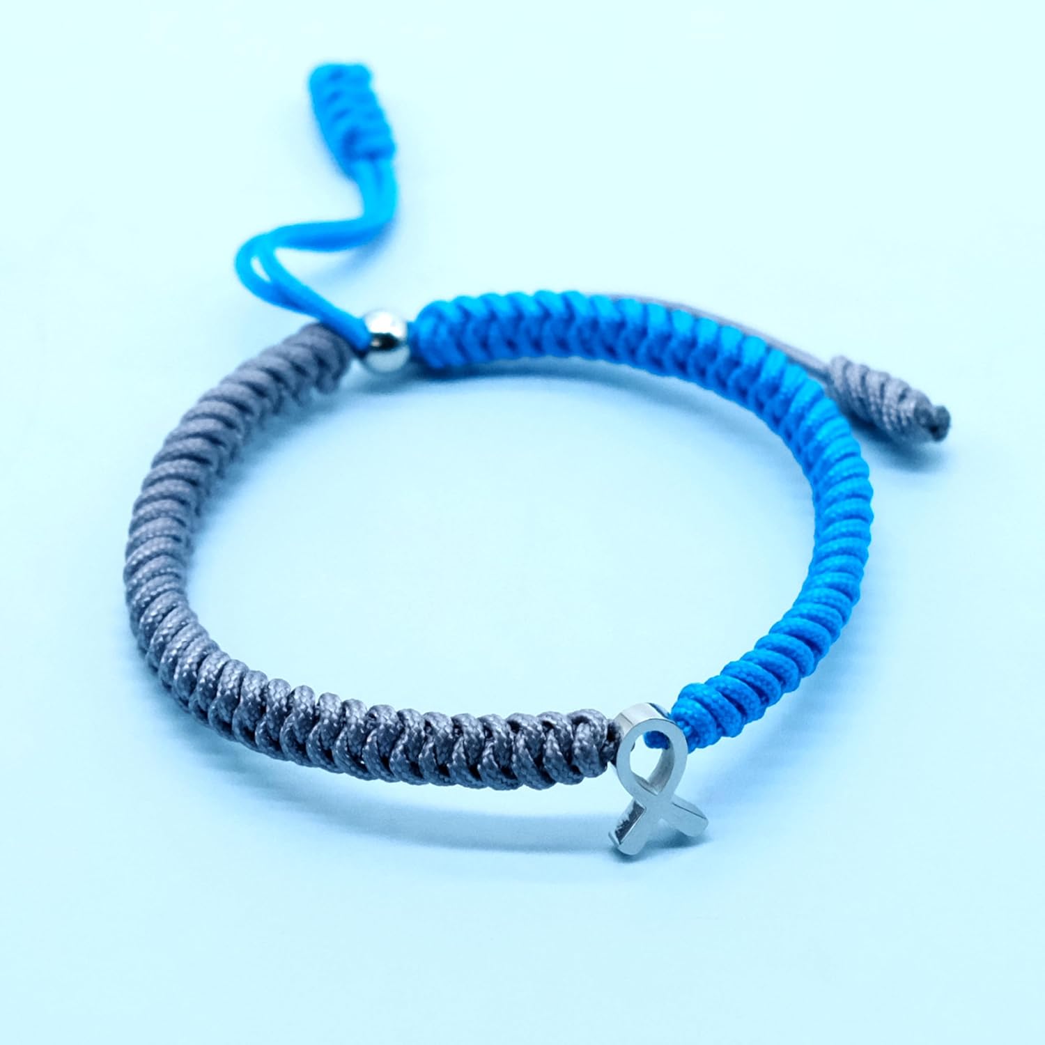 LAMIBEE Bracelet For A Cause, Awareness Ribbon Bangle Bracelets, Wristbands Get Well Soon, Protection Surfer String Bracelet for Men, Women Boho Amulet Style - Image 5