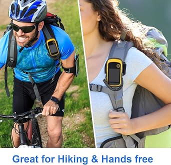 Backpack Tether for Garmin Handheld GPS Devices, Hiking Backpack Mount Accessory for Garmin inReach eTrex GPSMAP Oregon Alpha Rino Devices - Great for Hiking & Hands-Free