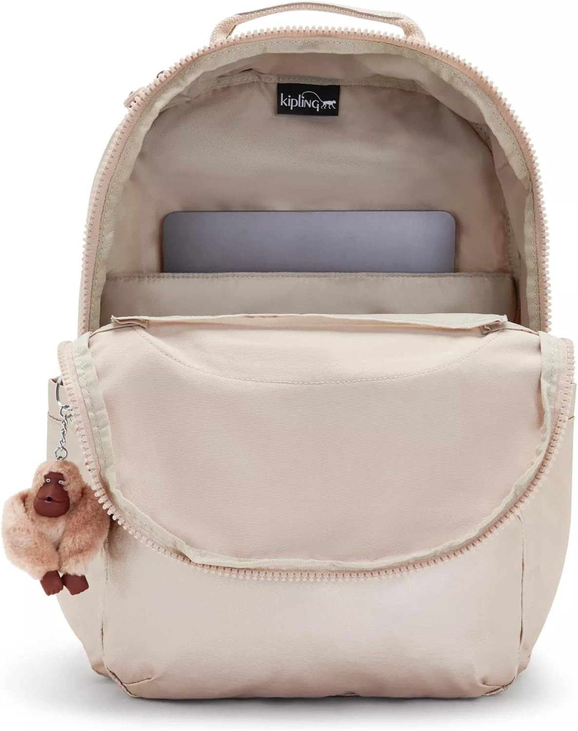 Kipling Women's Seoul 15" Laptop Backpack, Durable, Roomy with Padded Shoulder Straps, Built-In Protective Sleeve