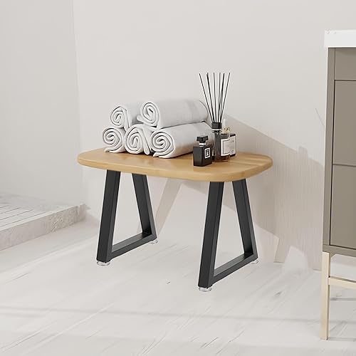 Miniatura 7 de Juego de 2 patas de metal trapezoidales de 19 pulgadas, patas de repuesto para mesas de café, bancos, escritorios modernos, mesitas de noche, sofá