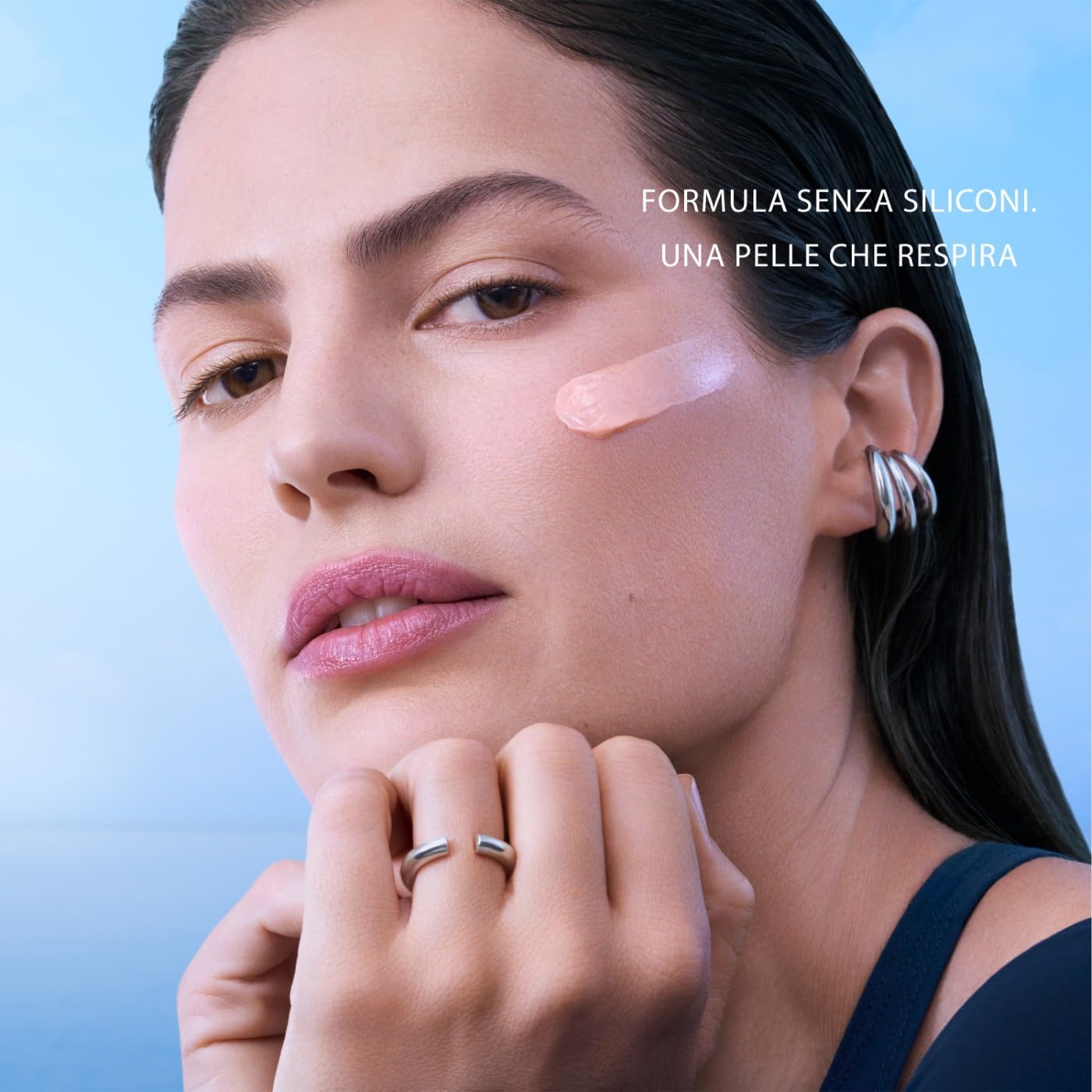 BIOTHERM Blue Peptides Uplift Cream SPF30, Crema Viso Antietà Con SPF30, Per Tutti i Tipi di Pelle, Azione Nutriente e Rassodante, Arricchita con Life Plankton e Collagene, 50 ml