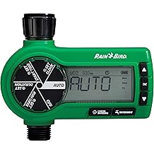 Rain Bird 1ZEHTMR Professional Grade Electronic Digital Hose End Timer/Controller, One Zone/Station, Battery Operated, Digital with Plastic Inlet/Outlet