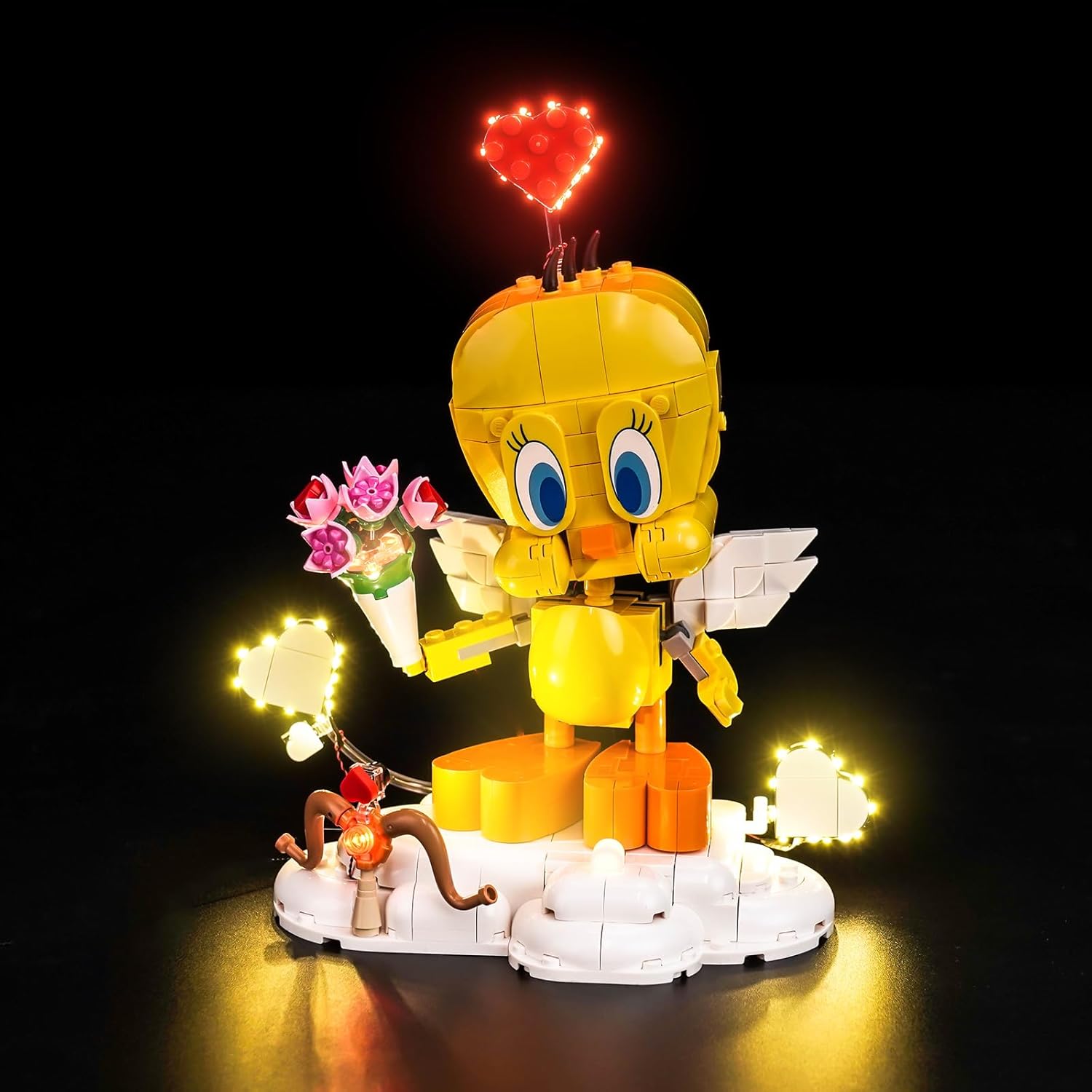 BrickBling LED Light Only, Compatible with Lego Sweetheart Tweety Bird 40824 - Lights Only, Not Come with Model