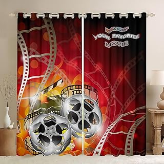 Erosebridal Home Theater Decor Blackout Curtains 52