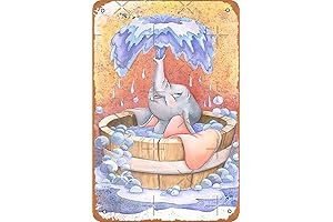 NIUMOWANG Metal Poster Dumbo Tin Pin