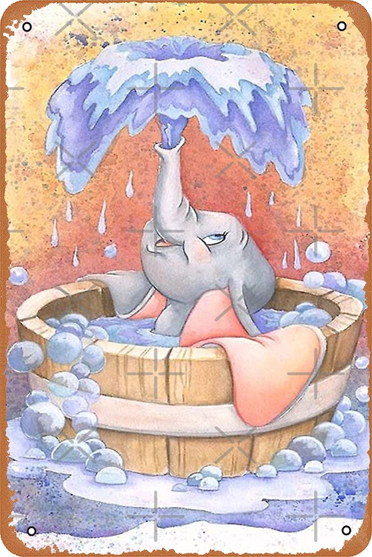 Metal Sign - Dumbo Tin Poster 12 X 8 Inches
