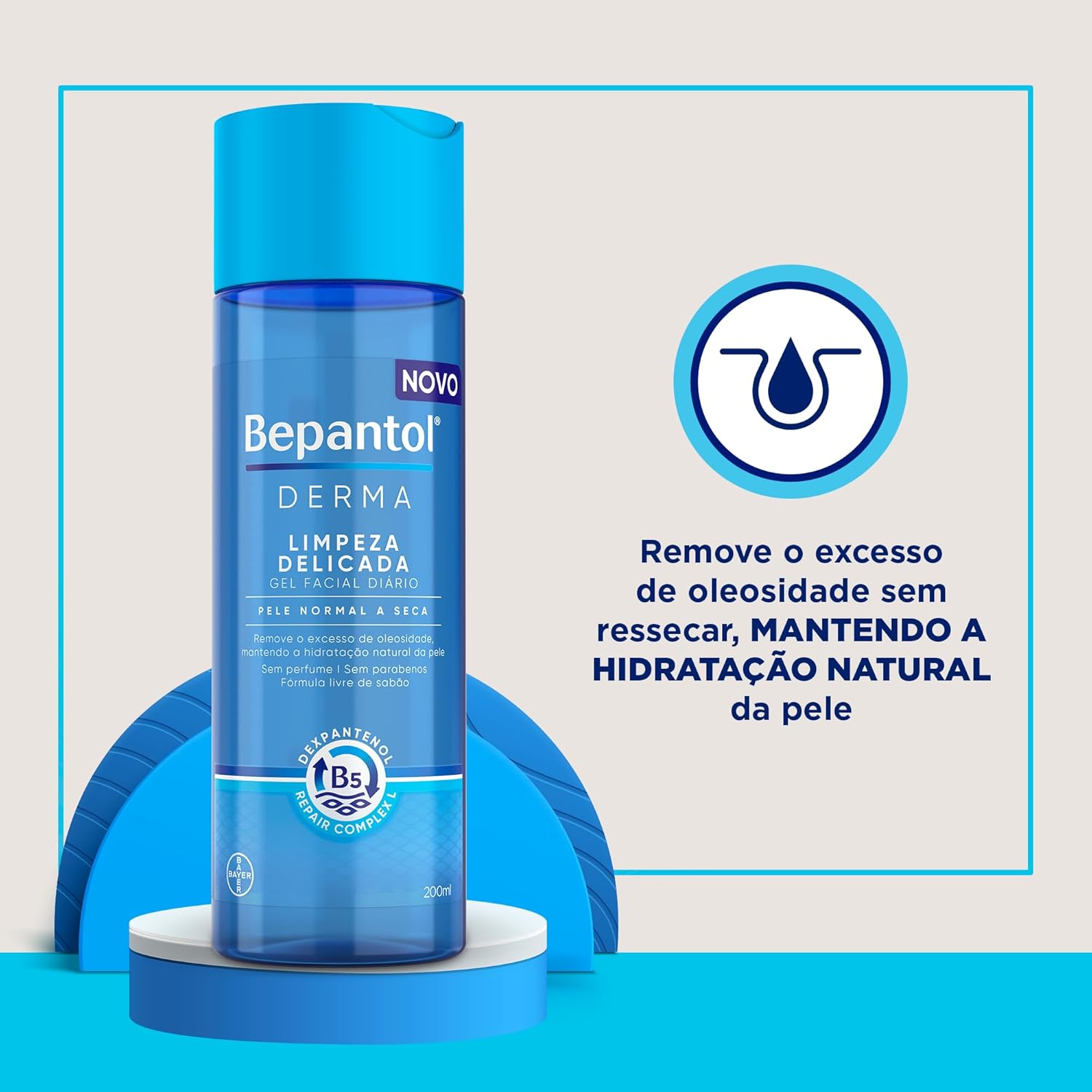Bepantol Derma Gel de Limpeza Facial, Remove a Oleosidade e Hidrata, Pele Normal a Seca, 200ml em promoção! Veja a oferta e mais achadinhos de Limpeza 2 Hoje é o melhor dia para comprar Bepantol Derma Gel de Limpeza Facial, Remove a Oleosidade e Hidrata, Pele Normal a Seca, 200ml com aquele preço maroto! Promoção! Aproveite a oferta! 2