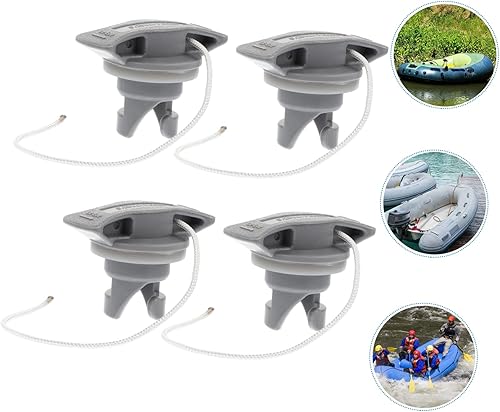 Miniatura 6 de Anneome Cubierta de válvula de aire de kayak, accesorios de spa, inflable, tablones de remo inflables, accesorio de paddleboard, enchufe de repuesto