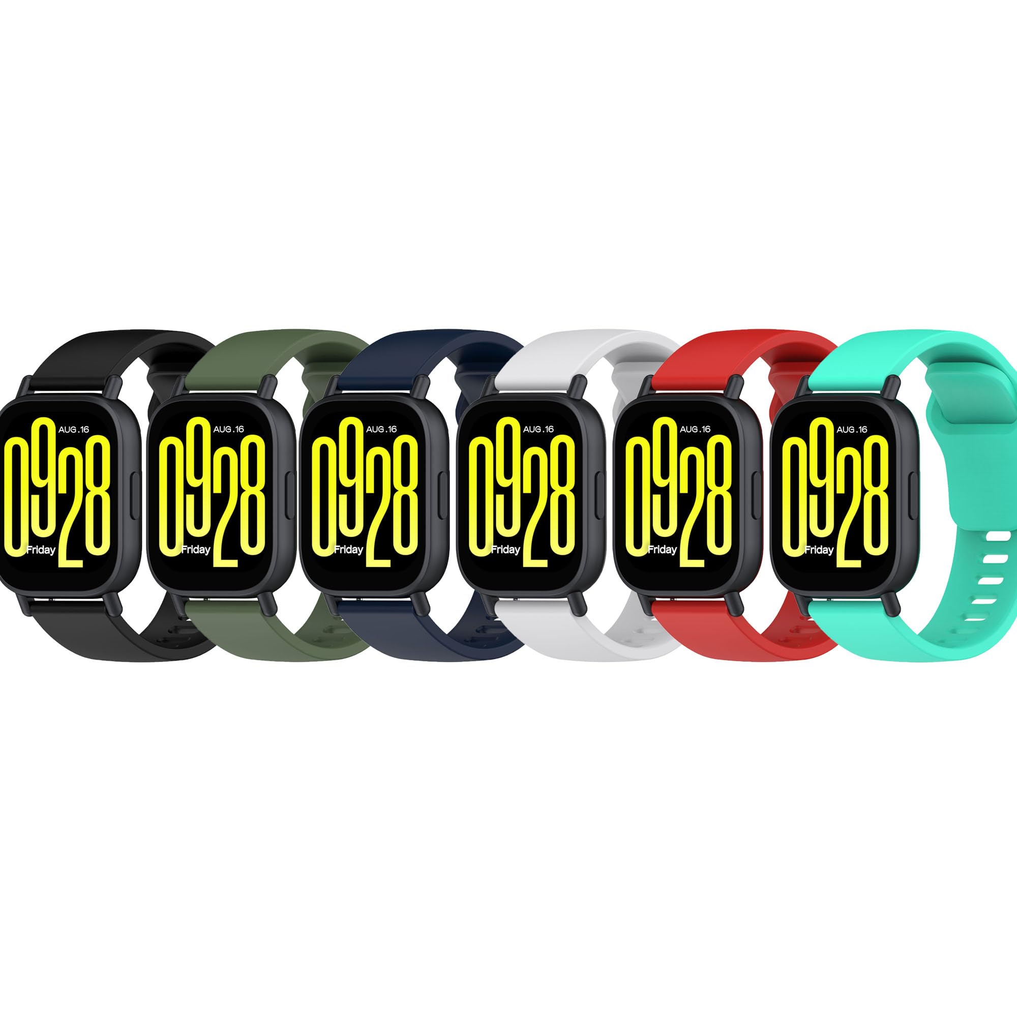 Compatible with P99 Watch Bands, Adjustable Silicone Band Soft Sports Replacement Wristbands for Togala P99/Jugeman P99/SOUYIE P99 Accessories
