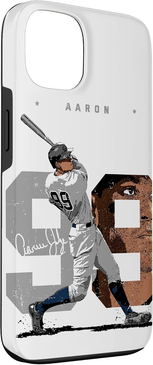 Aaron Judge Number Portrait Baj New York MLBPA Case for iPhone 13