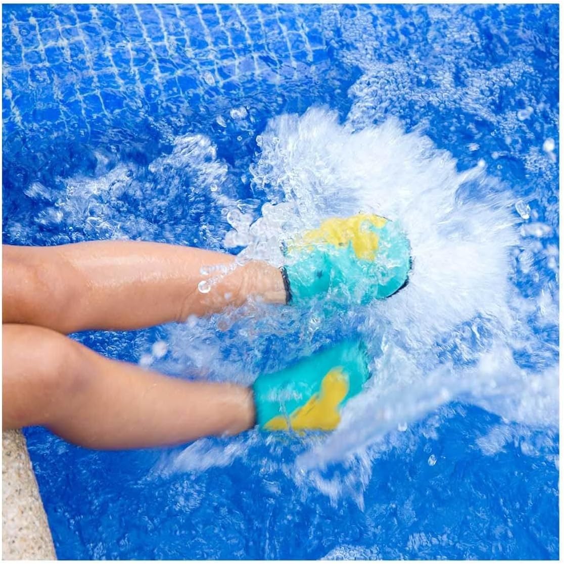 bblüv - Shoöz - Kids Unisex Protective Water Shoes for Beach or Pool, Aqua
