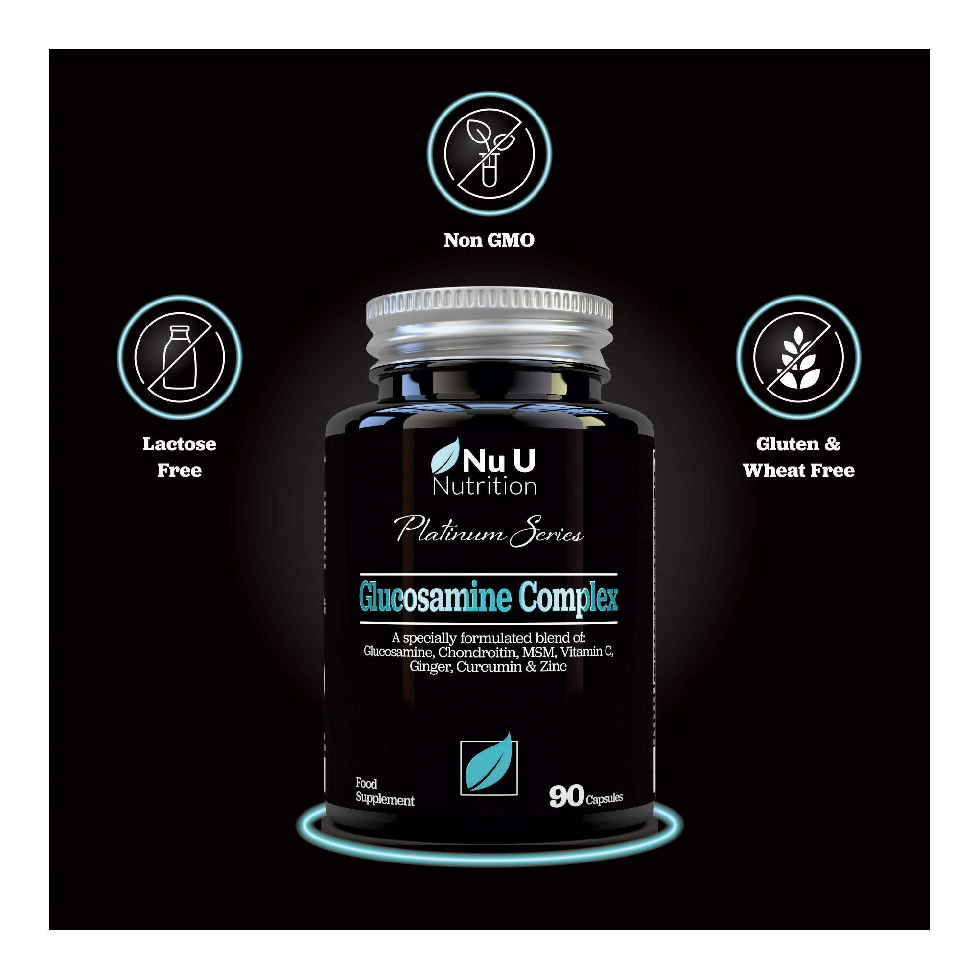Buy Glucosamine and Chondroitin, MSM, Vitamin C, Ginger, Turmeric