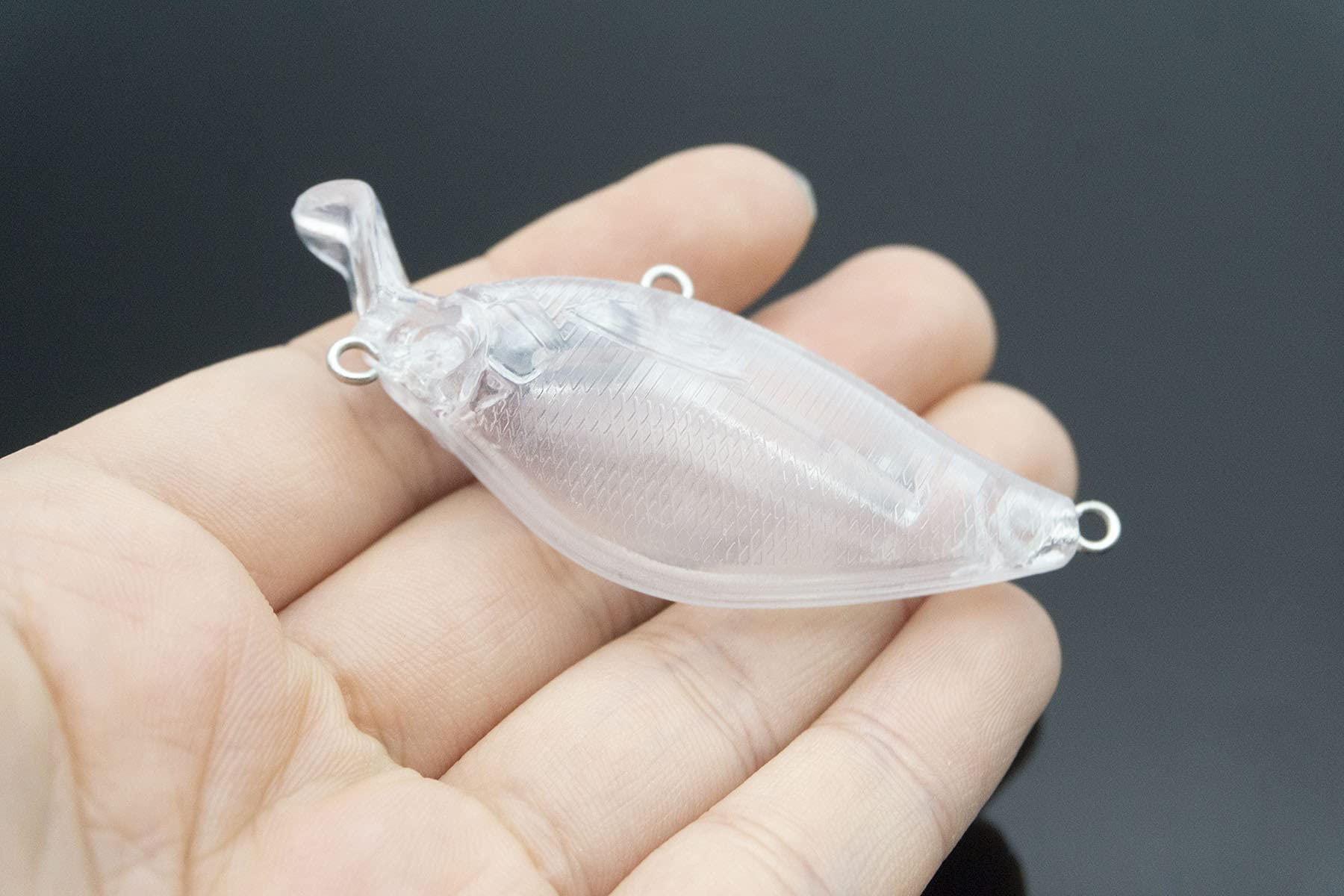 10PCS Unpainted Lure Blanks – 7.53g, 6.5cm, With Rattle & 5mm Eye, Hard Plastic Minnow For Trout/Bass - View #6