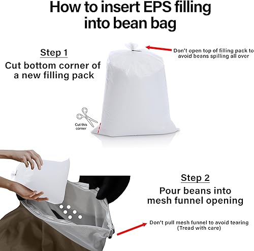 Miniatura 5 de Puf para adultos, puf marrón, sofá puf, silla de puf grande, puf grande, puf para juegos, puf gigante, silla de puf masiva, silla de puf impermeable