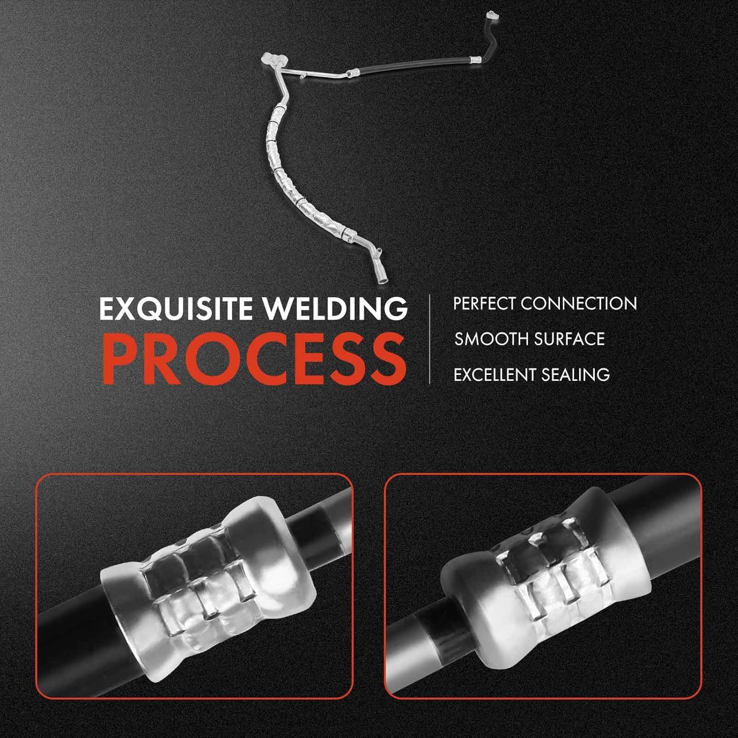 A-Premium A/C Suction and Discharge Line Hose Assembly Compatible with Dodge Ram 2500 3500 1998-2002 L6 5.9L Diesel