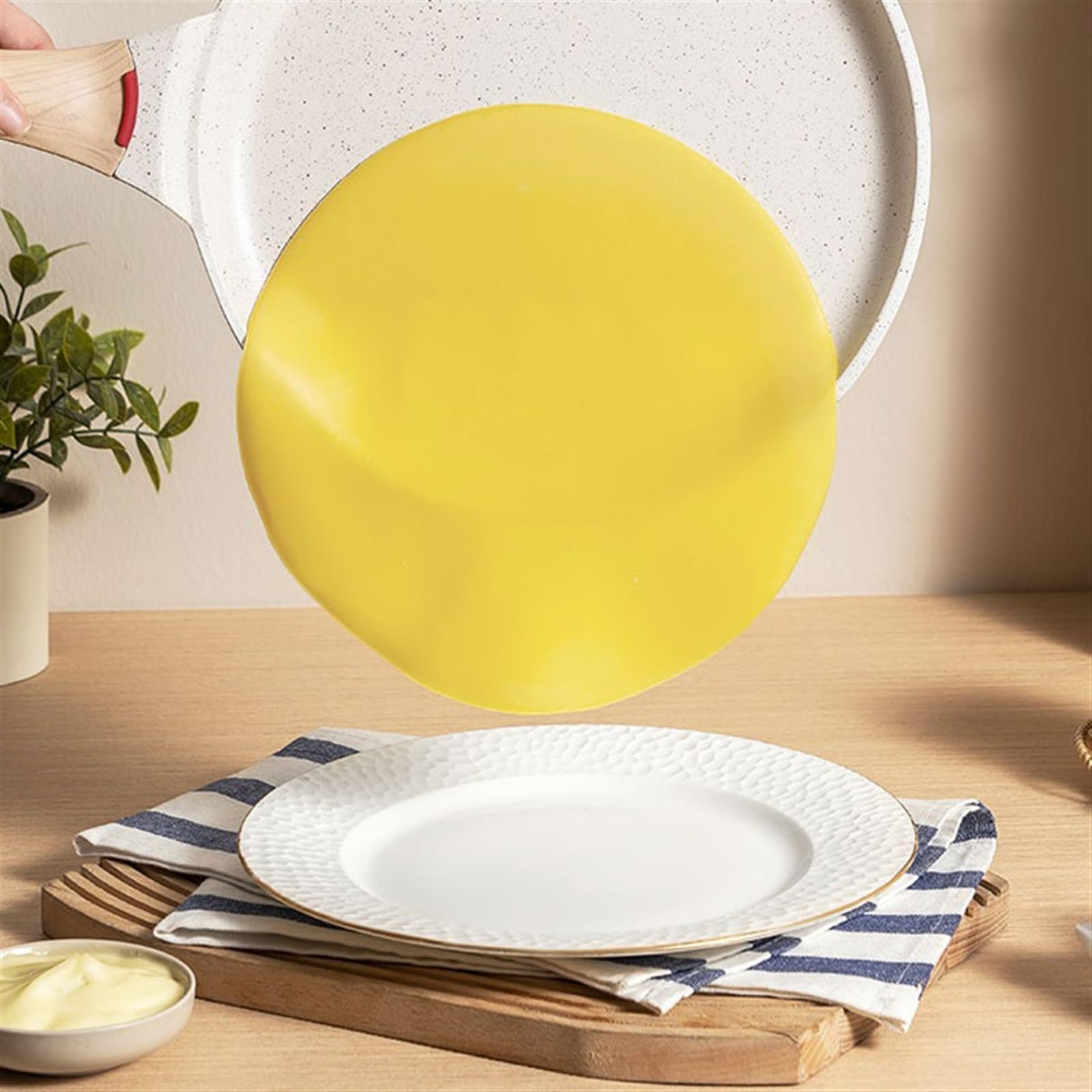 Padelle Padella da 20 cm/24 cm/28 cm antiaderente for lasagne Crosta di torta Frittata for colazione for bistecca casa Pentole per frittata(24cm)