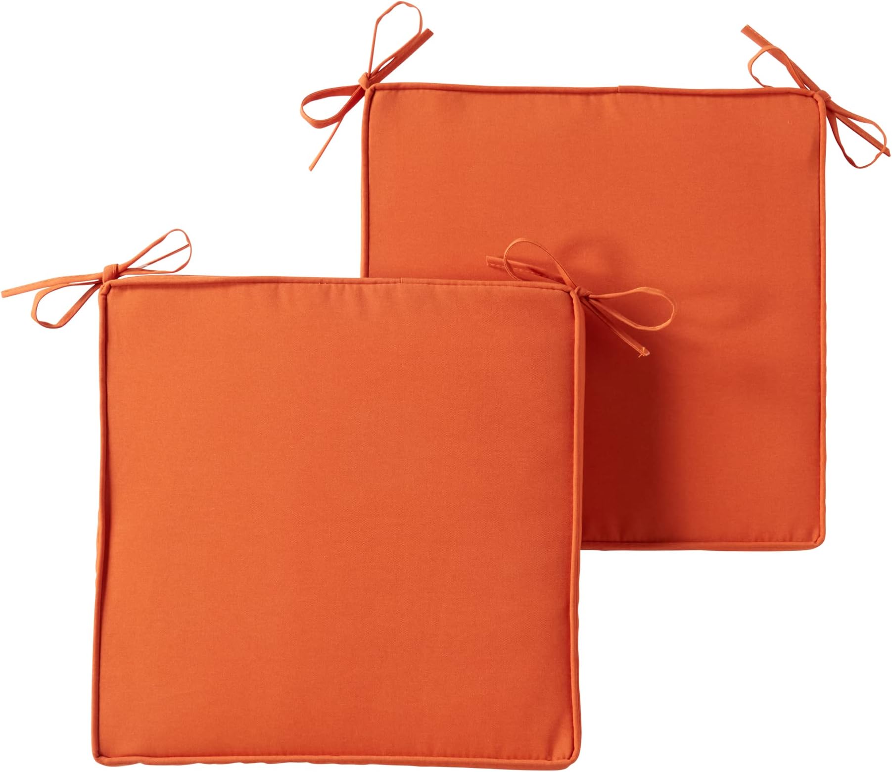 Greendale Home FashionsOutdoor 18-inch Square Reversible Seat Cushion, Sunrise 2 Count