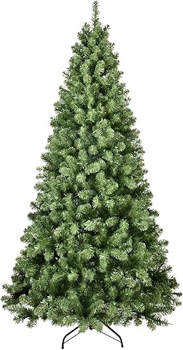 Kadunmina Árbol de Navidad artificial de 7 pies, árbol de Navidad artificial de abeto con bisagras de alta calidad con 1064 puntas de ramas de PVC,