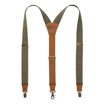 ヴィンテージ ミリタリー　カービングレザー サスペンダー キャメル　本革 DEAD STOCK】Czech Army Leather Combination Suspender チェコ