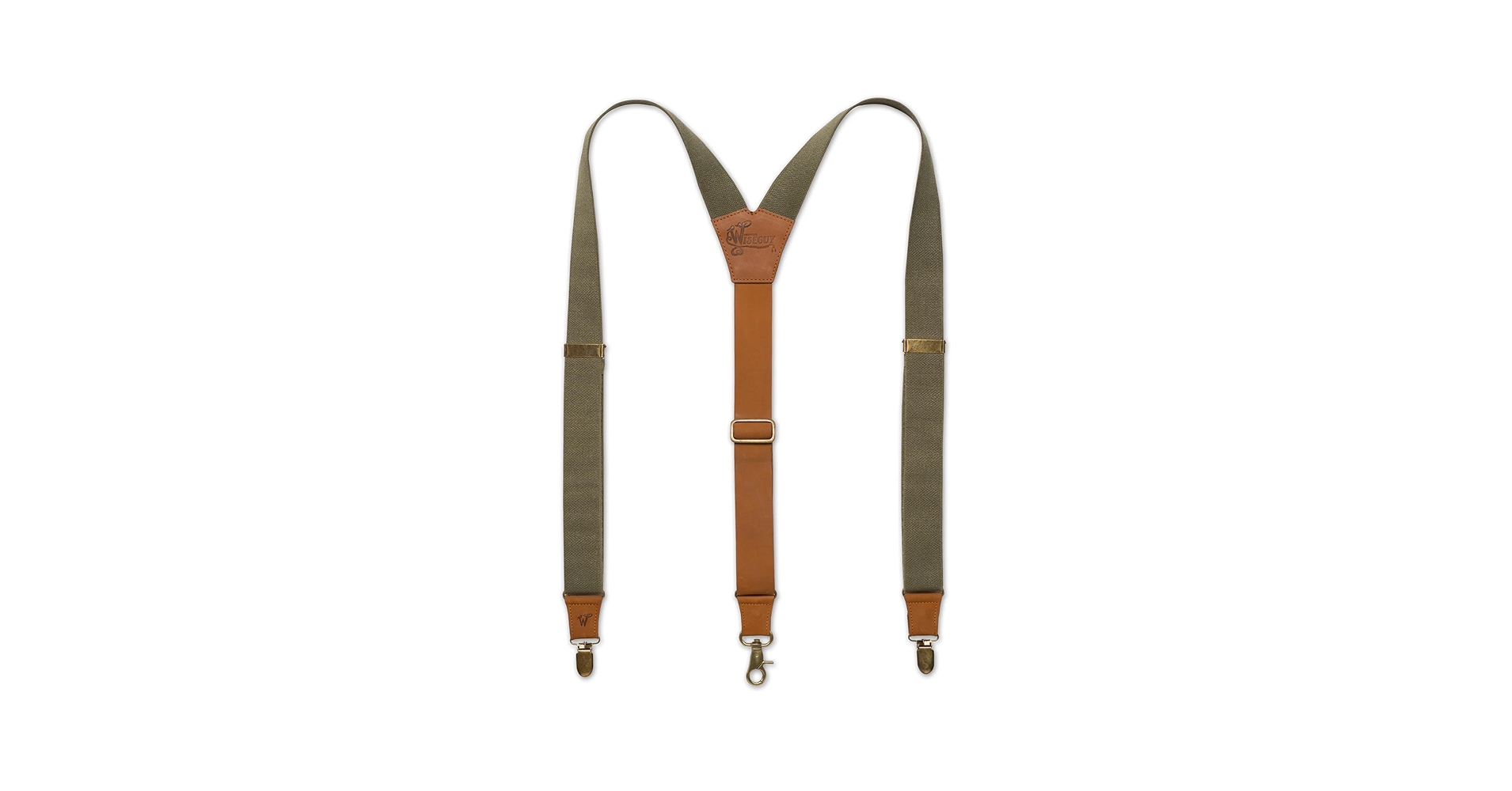 WISEGUY レザーサスペンダー ブラウン Authentic nubuck leather Brown Suspenders – The Hershel