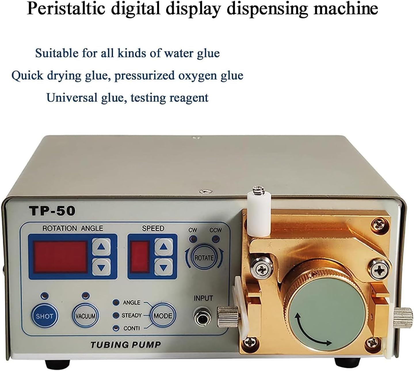 Semi Automatic Glue Dispenser, Digital Display Peristaltic Dispensing Machine, Applicable Viscosity Below 5000CPS,for Industry