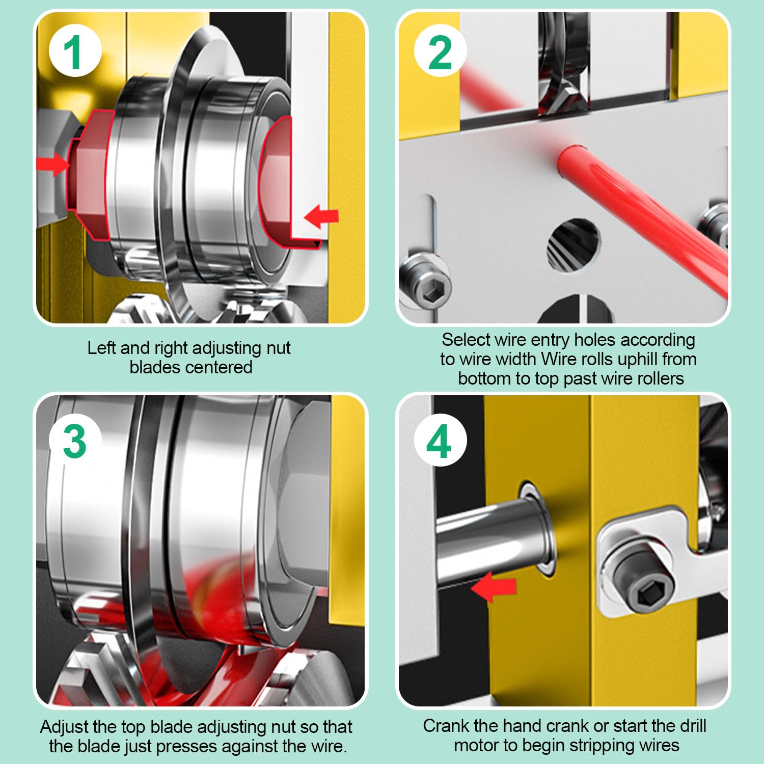 Spelafili Elettrici Manuale O A Trapano - Per Cavi Da 1mm A 25mm - Foto 2