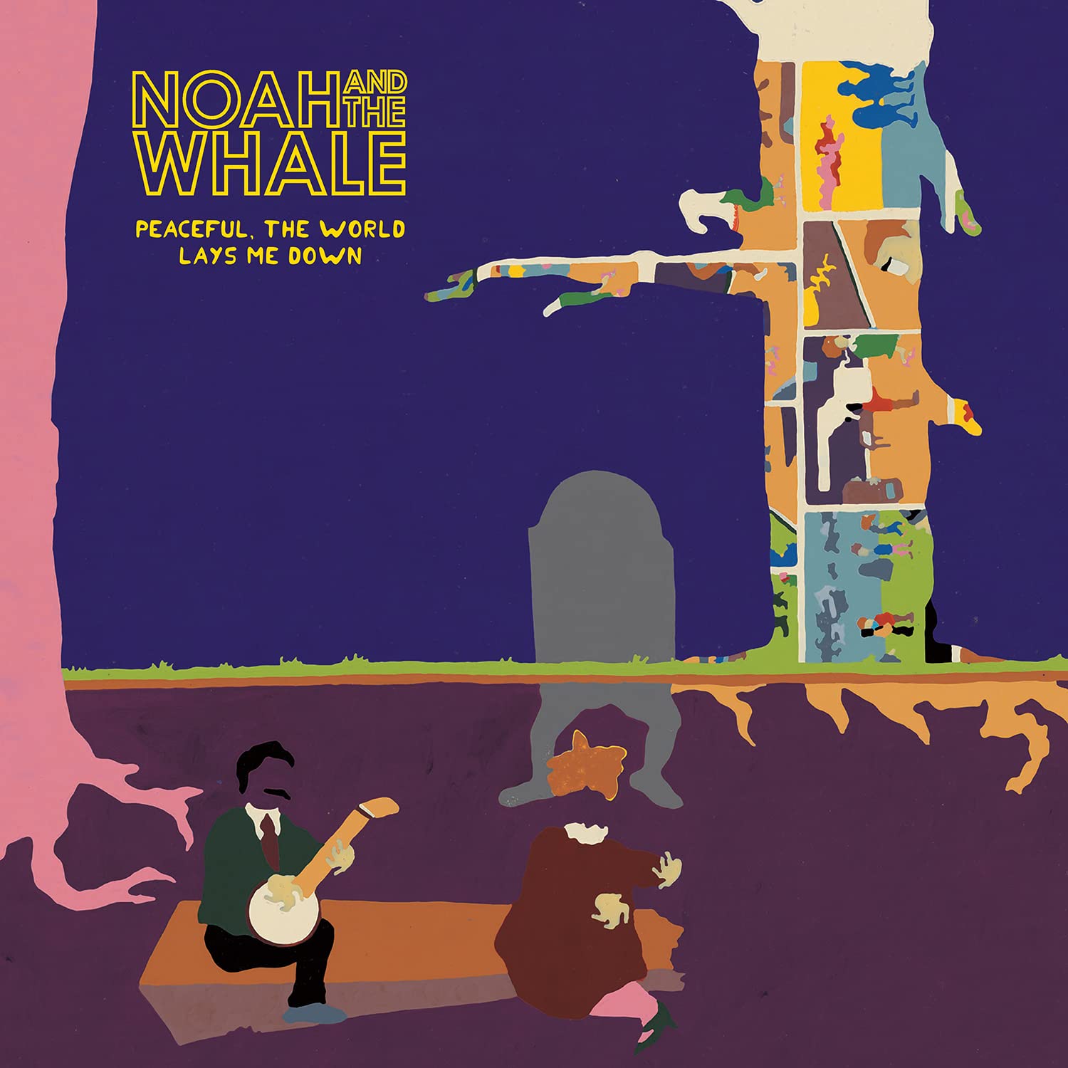 Noah and the Whale Peaceful, the World Lays Me Down LP Vinyl UMCLP010 NEW