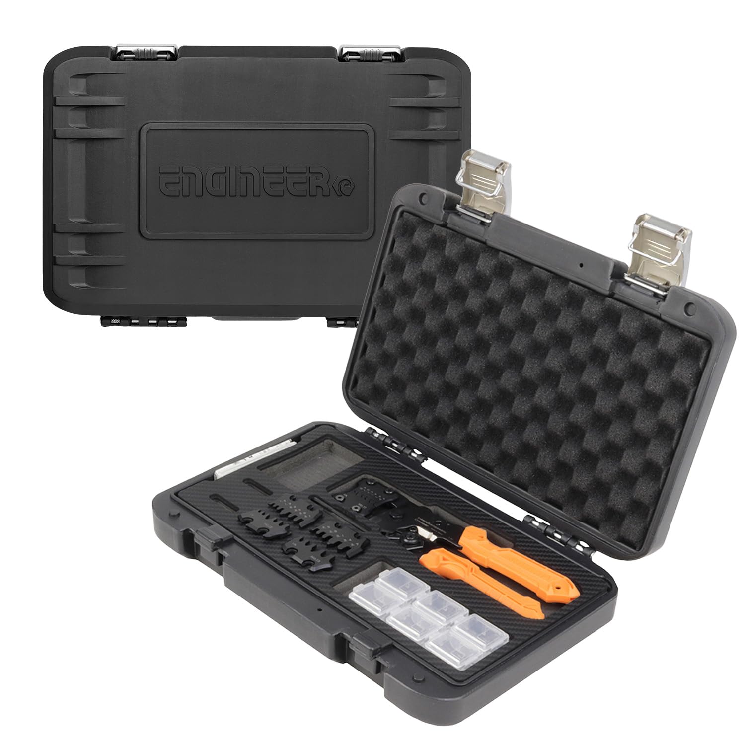 Engineer Orange Handy Crimp Tool Kit' - Versatile Precision Universal Crimping Set With Inter-Changeable Dies.made In Japan. Pad-02