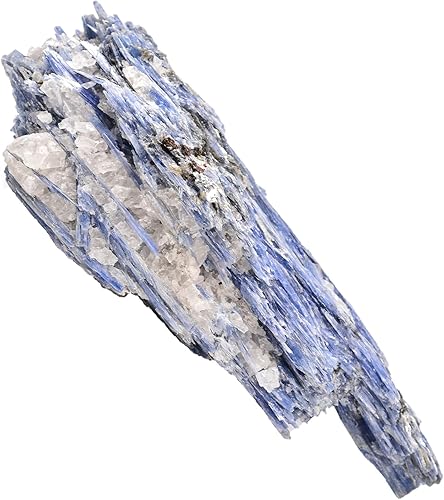 Miniatura 1 de JIC Gem Cristal curativo mineral bruto natural de cianita azul crudo irregular para decoración del hogar, 1 pieza de 1.54 a 1.98 libras