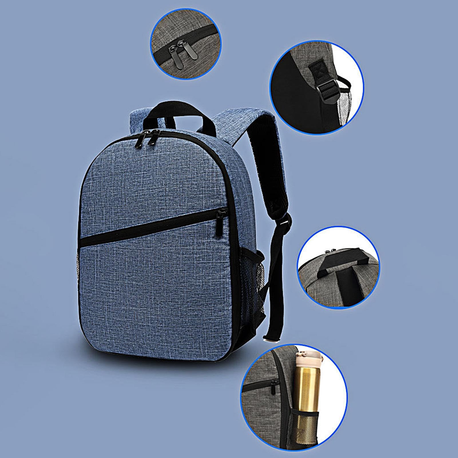 Kameratasche, Outdoor Umhängetasche Fotografie Tasche, Große Kapazität Wasserdicht Dslr Kamera Reise Rucksack, Kleine Kamera Laptop Rucksäcke