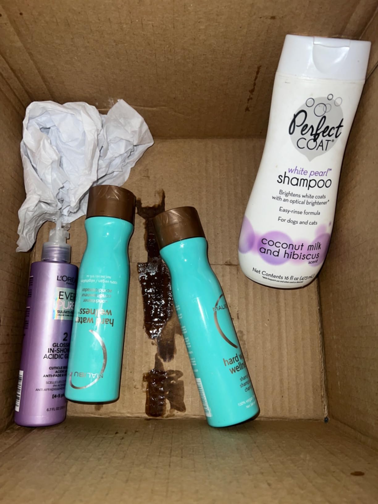 L'Oreal Paris Sulfate Free Glossing In Shower Acidic Glaze, Intensifies Hair Shine & Smoothness, Argan Oil Infused Vegan Hair Care, EverPure, 6.7 Oz