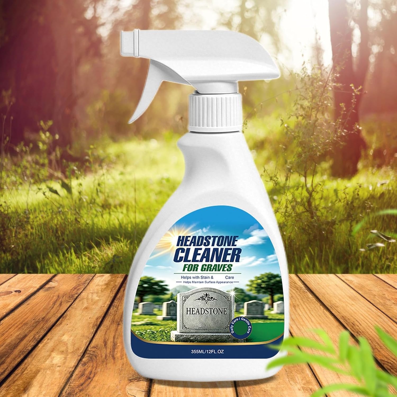 Gravestone Cleaner 355ml Grave Cleaning Spray image 3