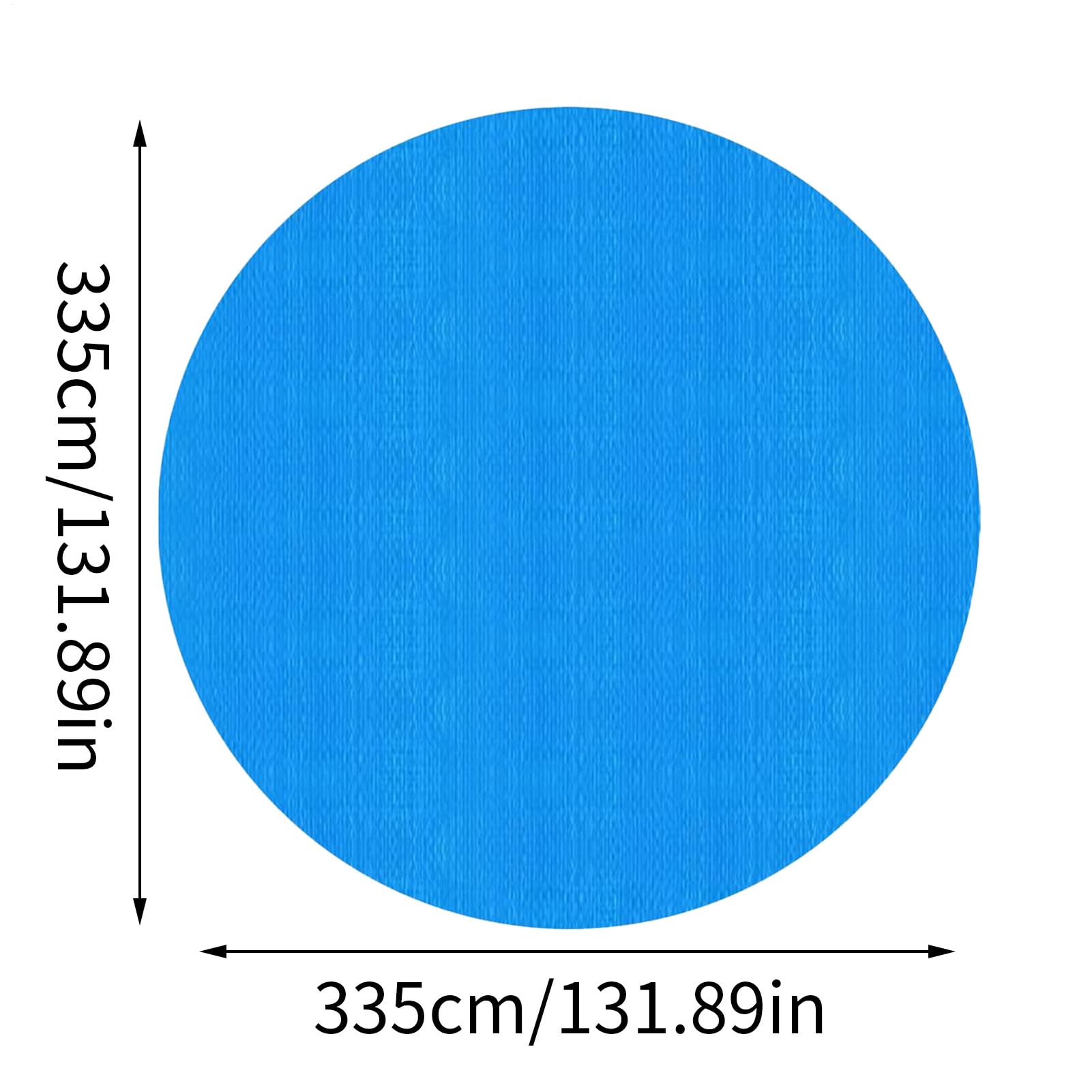 Runde Pool-Bodenmatte, 2,74 M/3,33 M/4,96 M, Unterbodenmatte Für Schwimmbecken, Unterlage Für Aufblasbare Whirlpools, Durchstichschutz Für Terrassenbeläge Am Poolrand – Für Mehr Sicherheit