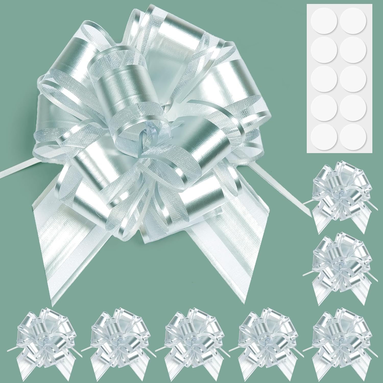 Pull Bows for Wrapping: 6-Inch Waterproof Sier Bows - Reble