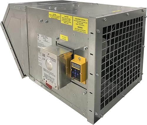 Miniatura 2 de Ventilador de accionamiento directo de hélice de pared para aplicaciones que requieren grandes volúmenes de aire. Incluye caja de pared con pantalla