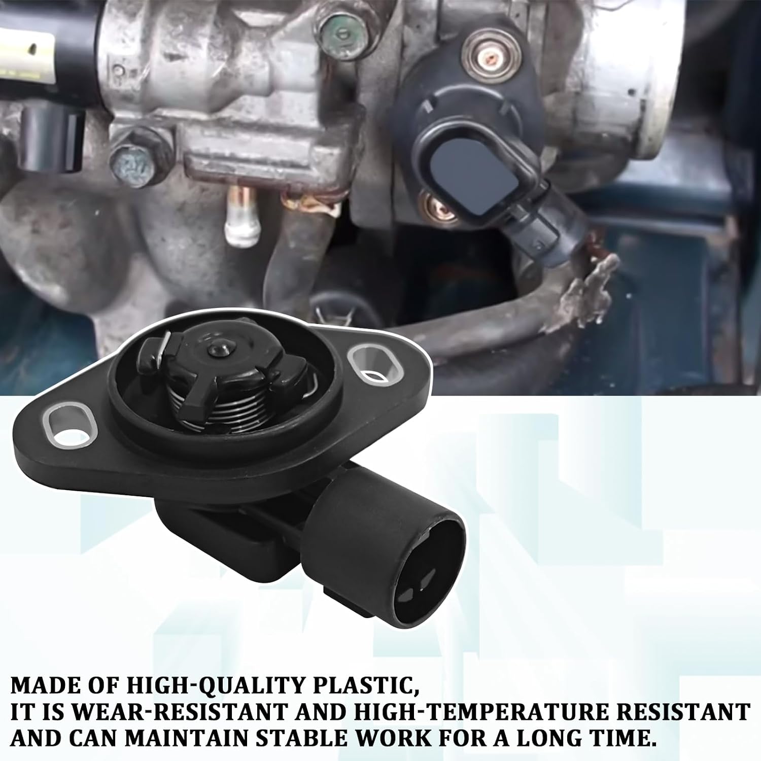Throttle Position Sensor TPS Throttle Body Position Sensor Replacement for Honda Accord 1990-2002, Civic 1989-2000, CRV CRX Odyssey Pilot & Acura CL Integra, Replace# 911753, 16400P06A11