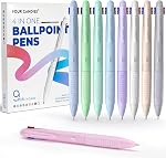 Four Candies 6 PCS Multicolor Pen, 0.5mm Colored Pens, 4-in-1 Multicolor Ink Pens, 18 Colors Retractable Ink for Office, School & Back to School Supplies