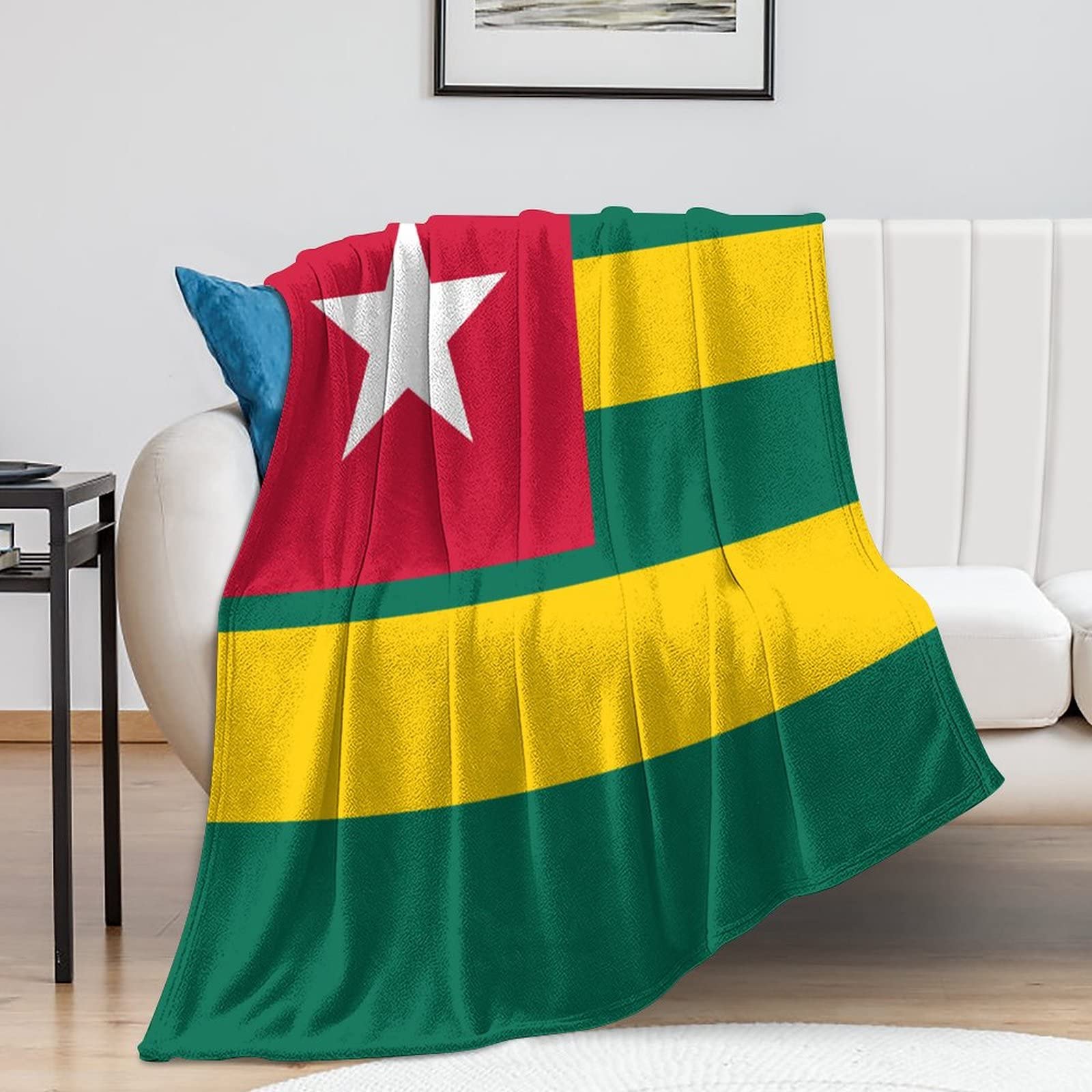 Couverture de voyage Togo pour ne plus avoir froid sur le canapé