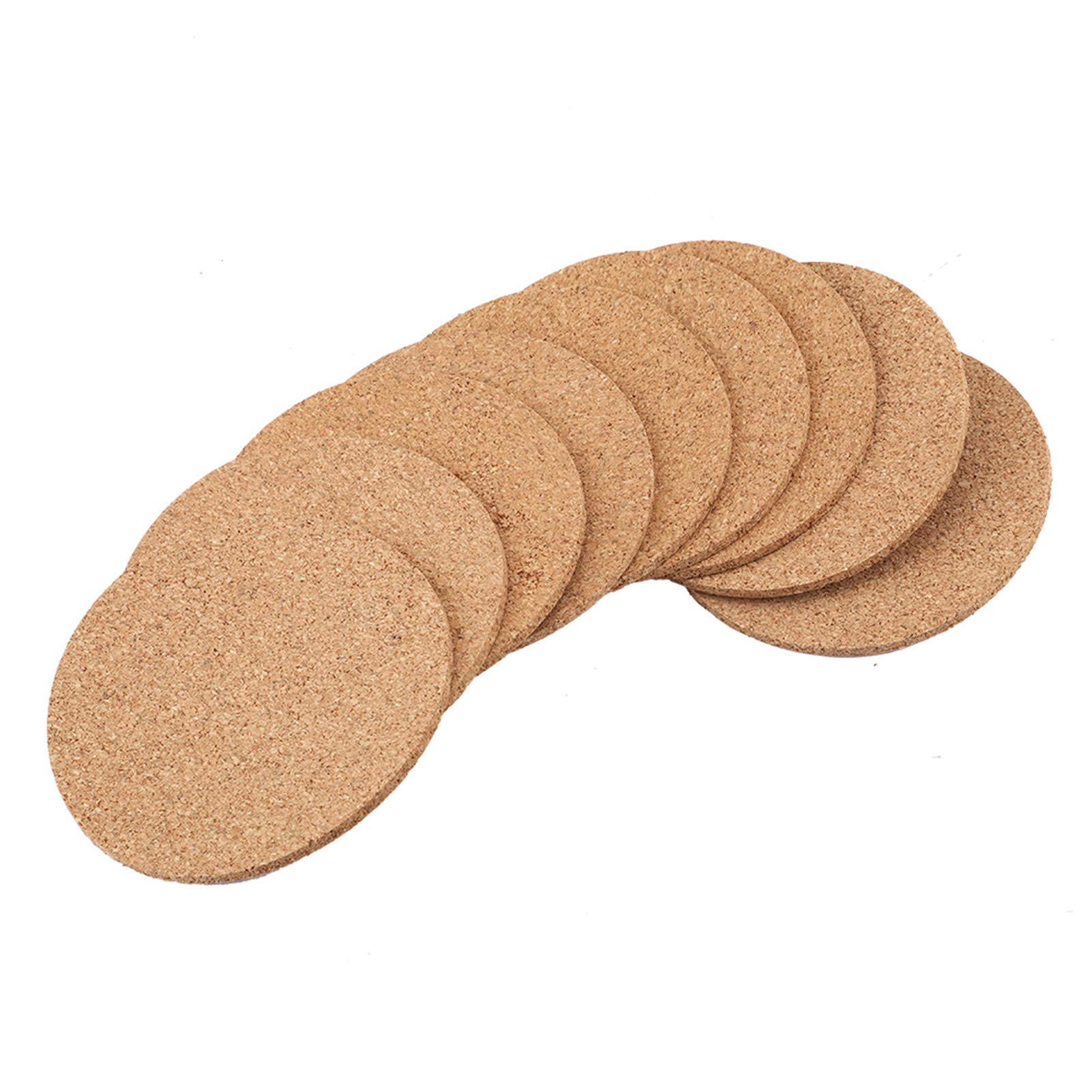 Haofy Posavasos de Madera 200 Uds para Protección Térmica y Antideslizante Mesa Oficina Hogar para Tazas Café, Desayunos Diarios, Reuniones en Casa, Regalos de Boda