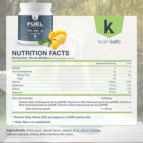 Miniatura 2 de exógenas cetonas en polvo, sales puras Keto BHB  Sin lácteos y gluten, los mejores suplementos cetogénicos, combustible para aumentar la energía,