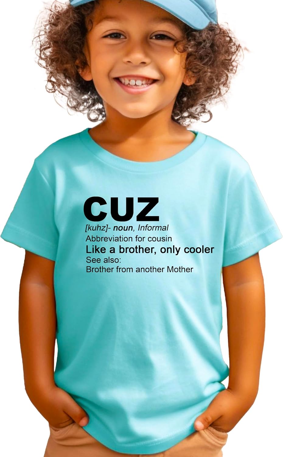 Olive Loves Apple Cousin Matching T-Shirts and Bodysuits Cuz: Like a Brother, Only Cooler Boys Family Fun Outfits