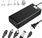 EVAPLUS 5 in 1 Plugs 54.6V Fast Charger, Universal for 48V 13S Lithium Batteries, Pinkind 48V Li-ion Battery Charger Replacement for Razor, Jetson, Voyage, Gotrax, Ninebot,Segway, Hiboy