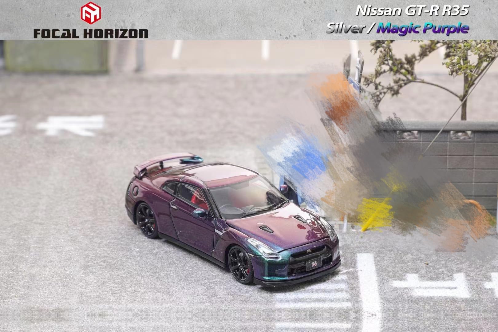 Amazon | 1/64 Focal Horizon R35 GT-R 日産 マジョーラカラー