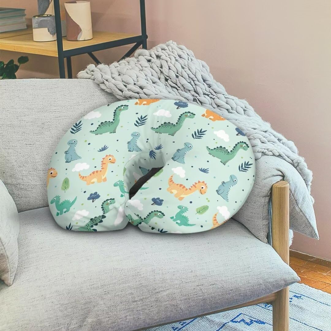 Zanxiantu Cartoon Dinosaur Boys Nursing Pillow Covers Soft and Comfortable Pillow Covers for Baby Girls Fits Infant Nursing Pillow Case Cute Pillow Covers