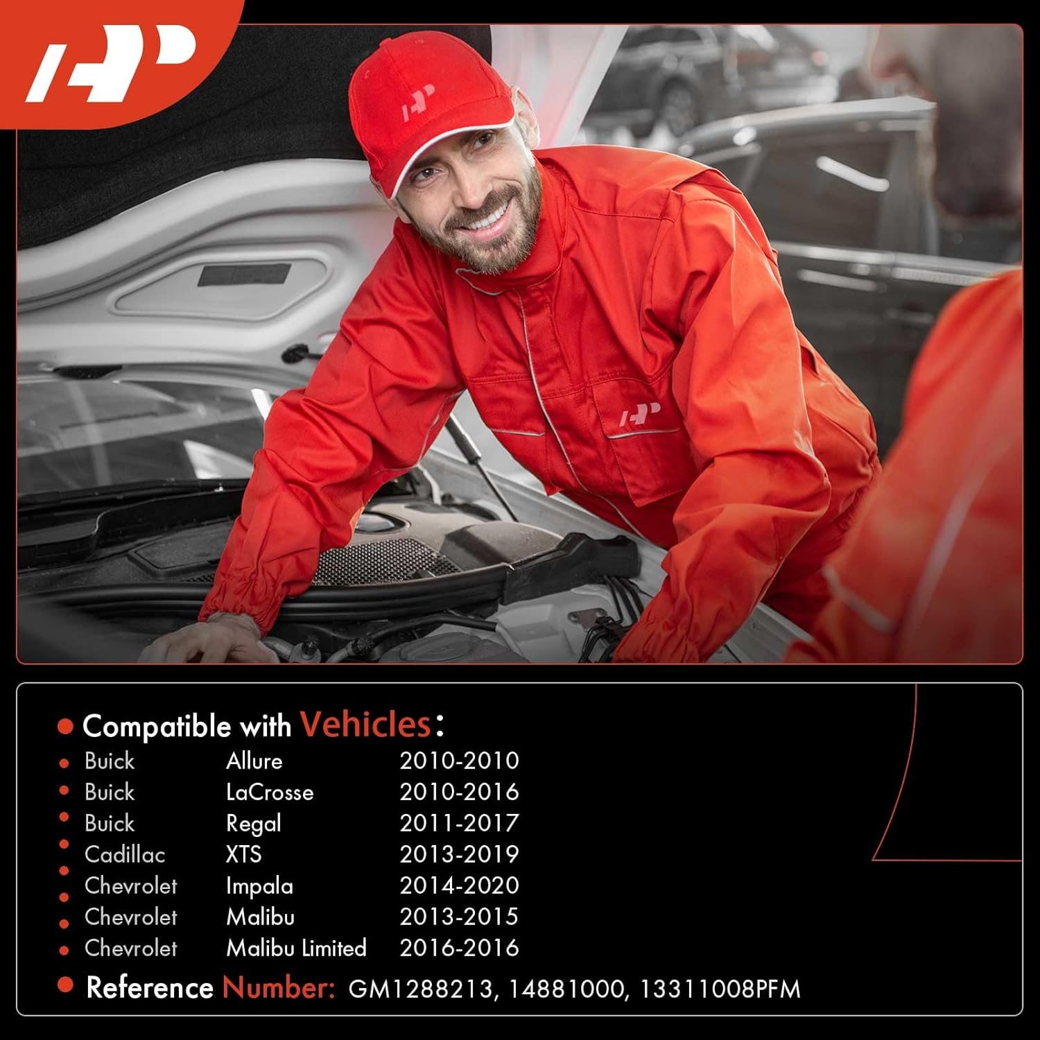 A-Premium Windshield Washer Reservoir Compatible with Select Chevrolet, Buick, Cadillac Models - Malibu, Impala, LaCrosse, Regal, XTS, Allure, with Washer Pump/Cap/Hose/Filler Pipe/Fluid Level Sensor