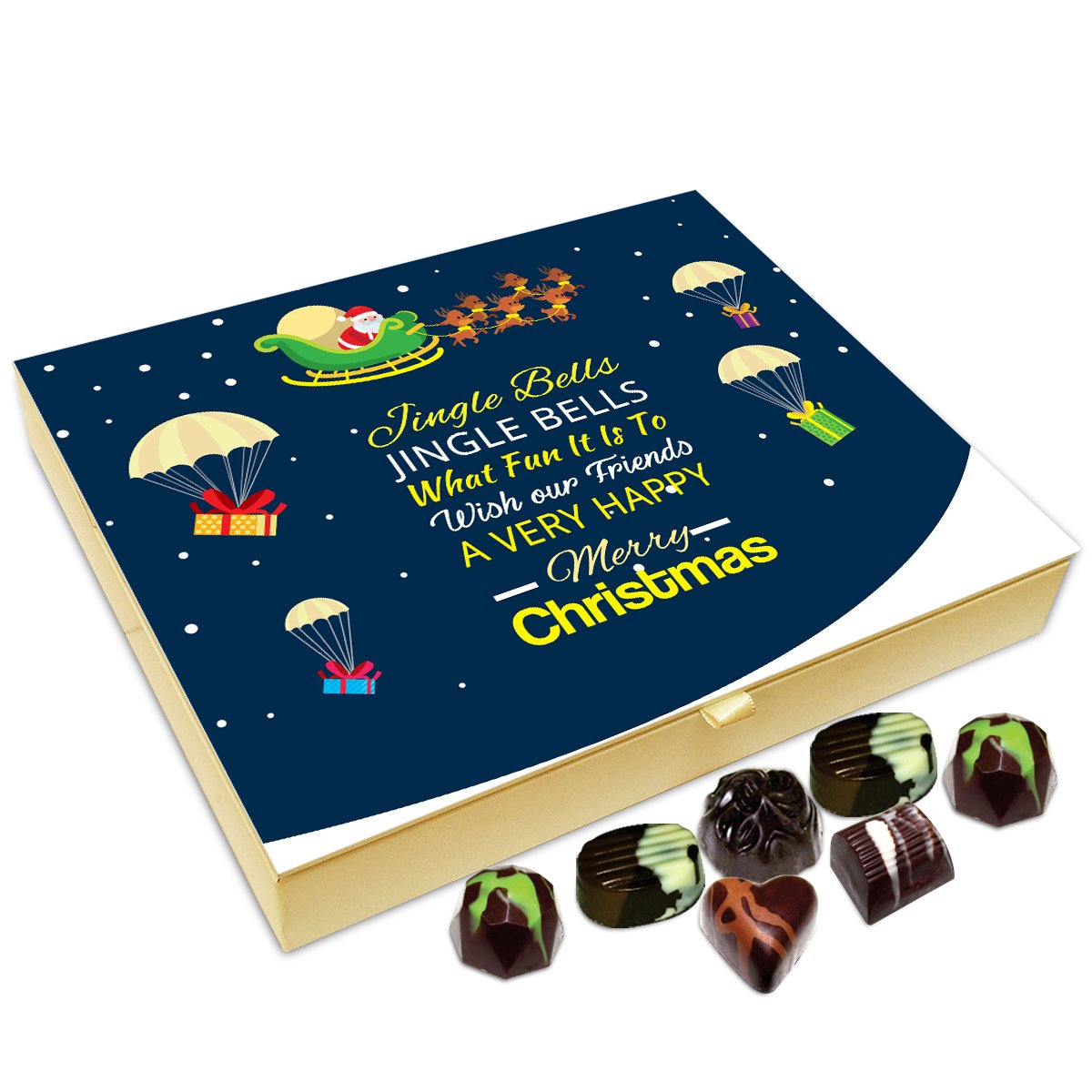 Chocholik Christmas Chocolate Gift Box, 20 Piece, 240 Grams Amazon.in