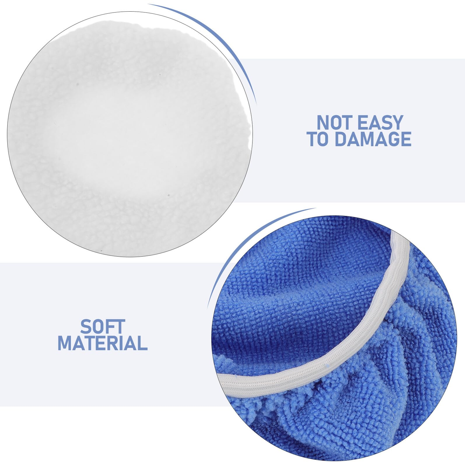 Ipetboom Kit 16 Pezzi Coperture Tamponi Auto in Fibra Cofani Lucidanti per Ceratura Veicoli Accessori per Detailing e Pulizia Carrozzeria Cura Professionale per Auto a Casa