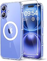 TAURI 3 in 1 for iPhone 16 Case, Compatible with MagSafe, with 2X Screen Protectors, Anti-Yellowing Military-Grade...
